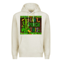 Oatmeal Heather shamrock bomb cant pinch this Premium Hoodie - AdoDesignShop