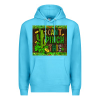 Ocean Blue shamrock bomb cant pinch this Premium Hoodie - AdoDesignShop