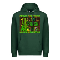Sports Green shamrock bomb cant pinch this Premium Hoodie - AdoDesignShop