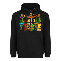 Black Let's fiesta Heavyweight Hoodie - RanaPortraitStore