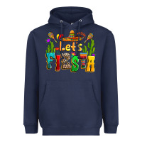 Navy Let's fiesta Heavyweight Hoodie - RanaPortraitStore