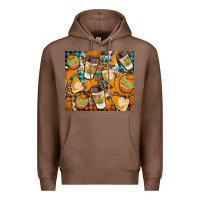 Chestnut autumun distressed tumbler Premium Hoodie - BundleAndBundleShop
