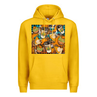 Lemon autumun distressed tumbler Premium Hoodie - BundleAndBundleShop