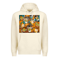 Sandshell autumun distressed tumbler Premium Hoodie - BundleAndBundleShop