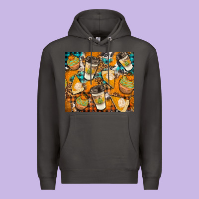 Autumun Distressed Tumbler Premium Hoodie Designed By Bundleandbundleshop
