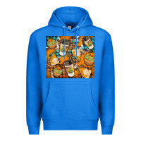 True Royal autumun distressed tumbler Premium Hoodie - BundleAndBundleShop