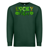 Sports Green lucky vibes Premium Sweatshirt - RanaPortraitStore