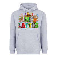 Heather Grey Me lattes Heavyweight Hoodie - RanaPortraitStore