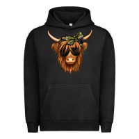 Pigment Black camouflage long haired cow Urban Hoodie - Jasminsmagicworld