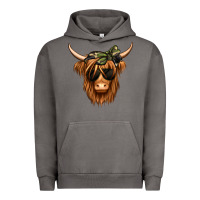 Pigment Tornado camouflage long haired cow Urban Hoodie - Jasminsmagicworld