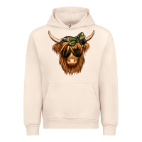 Sandshell camouflage long haired cow Urban Hoodie - Jasminsmagicworld
