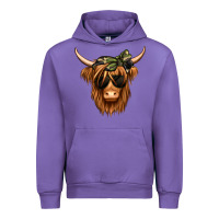 Tulip camouflage long haired cow Urban Hoodie - Jasminsmagicworld