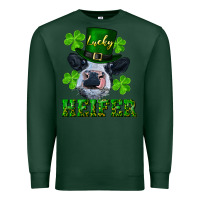 Sports Green lucky heifer Premium Sweatshirt - RanaPortraitStore