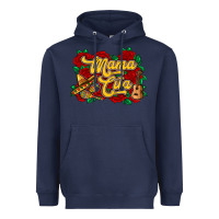 Navy Mama cita Heavyweight Hoodie - RanaPortraitStore