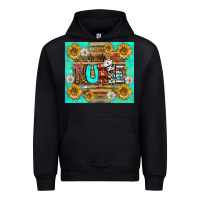 Black sunflower and daisy nurse tumbler Urban Hoodie - BundleAndBundleShop