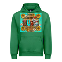 Emerald sunflower and daisy nurse tumbler Urban Hoodie - BundleAndBundleShop