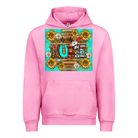 Fuchsia Pink sunflower and daisy nurse tumbler Urban Hoodie - BundleAndBundleShop