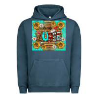 Pigment Midnight Navy sunflower and daisy nurse tumbler Urban Hoodie - BundleAndBundleShop