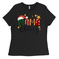 Black mama Claus Christmas Ladies Tee - BarkalooDesign