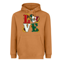 Meerkat Mexican Flag With Sunflowers Love Heavyweight Hoodie - RanaPortraitStore