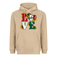 Mushroom Mexican Flag With Sunflowers Love Heavyweight Hoodie - RanaPortraitStore