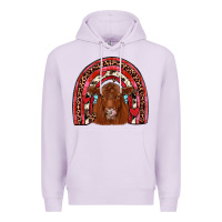 Lilac valentines red angus rainbow Premium Hoodie - JahusDesignShop