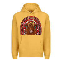 Mustard valentines red angus rainbow Premium Hoodie - JahusDesignShop