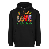 Black Love Mexico Heavyweight Hoodie - RanaPortraitStore