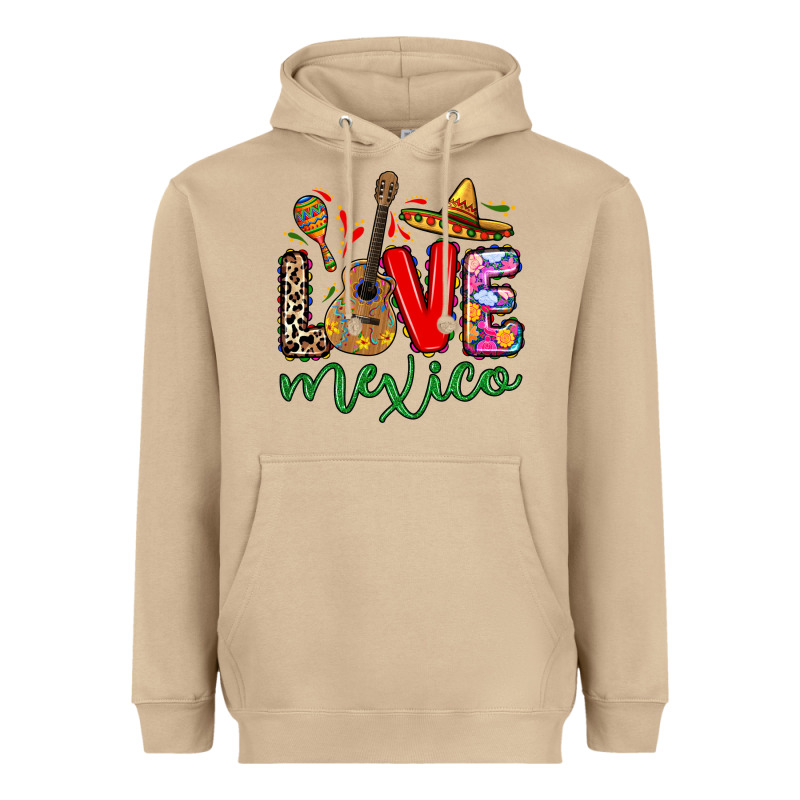 Love Mexico Heavyweight Hoodie by RanaPortraitStore | Teevron