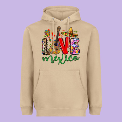 Heavyweight Hoodie Love Mexico