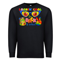 Black looking cool for back to school Premium Sweatshirt - texasbilliewilder