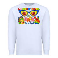 White looking cool for back to school Premium Sweatshirt - texasbilliewilder