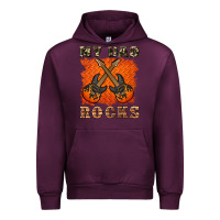 Mauve Wine my dad rock Urban Hoodie - Artiststas