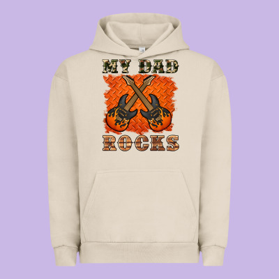 My Dad Rock Urban Hoodie Designed By Artiststas