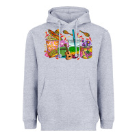 Heather Grey Mexico coffee cups Heavyweight Hoodie - RanaPortraitStore
