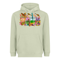 Matcha Mexico coffee cups Heavyweight Hoodie - RanaPortraitStore