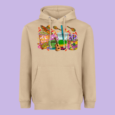 Heavyweight Hoodie Mexico coffee cups