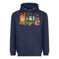 Navy Mexico coffee cups Heavyweight Hoodie - RanaPortraitStore
