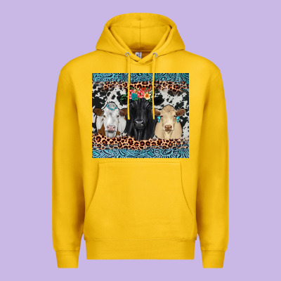 Black Angus Simmental Charolais Premium Hoodie Designed By Jahusdesignshop