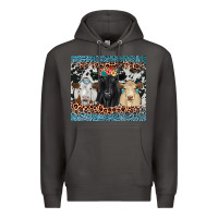 Smoke black angus Simmental charolais Premium Hoodie - JahusDesignShop