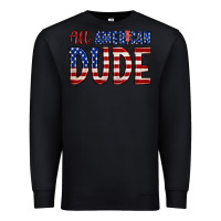 Black all american dude Premium Sweatshirt - Zillion Design Studio