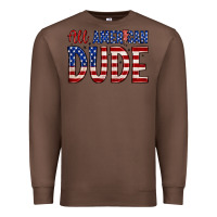 Chestnut all american dude Premium Sweatshirt - Zillion Design Studio
