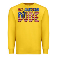 Lemon all american dude Premium Sweatshirt - Zillion Design Studio
