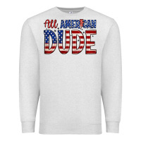 Oatmeal Heather all american dude Premium Sweatshirt - Zillion Design Studio