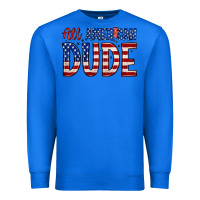 True Royal all american dude Premium Sweatshirt - Zillion Design Studio