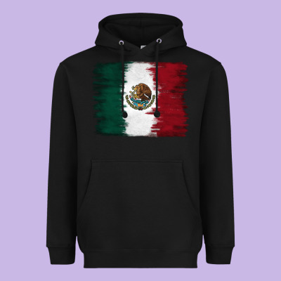 Heavyweight Hoodie Mexican Flag