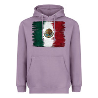 Lavender Mexican Flag Heavyweight Hoodie - RanaPortraitStore