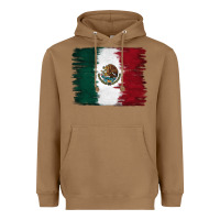 Toasted Coconut Mexican Flag Heavyweight Hoodie - RanaPortraitStore