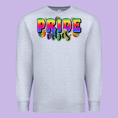 Pride Vibes Premium Sweatshirt Designed By Zillion Design Studio