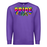 Purple pride vibes Premium Sweatshirt - Zillion Design Studio